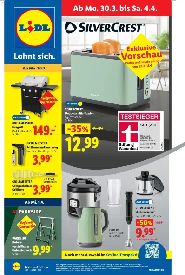 Lidl Prospekt 30.03.2026 — 04.04.2026