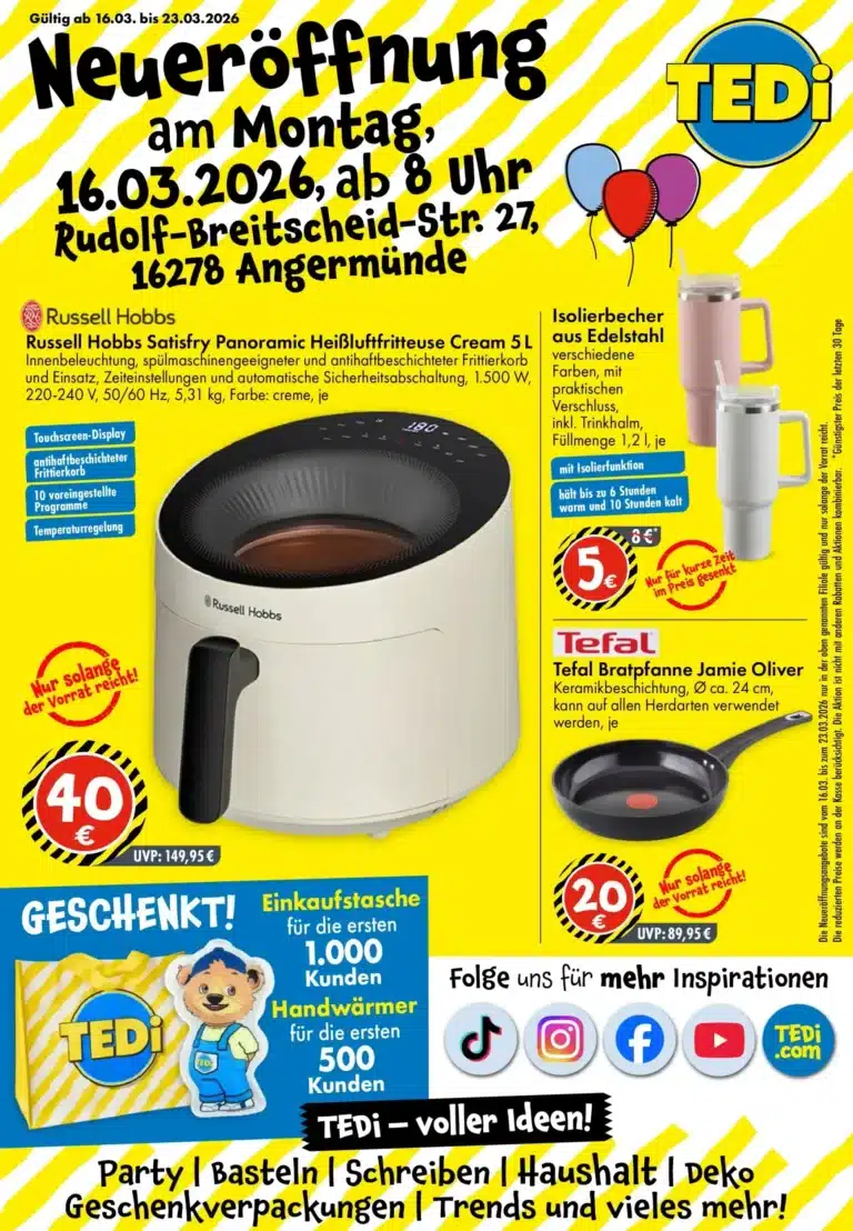 Tedi Prospekt 16.03.2026 - 21.03.2026