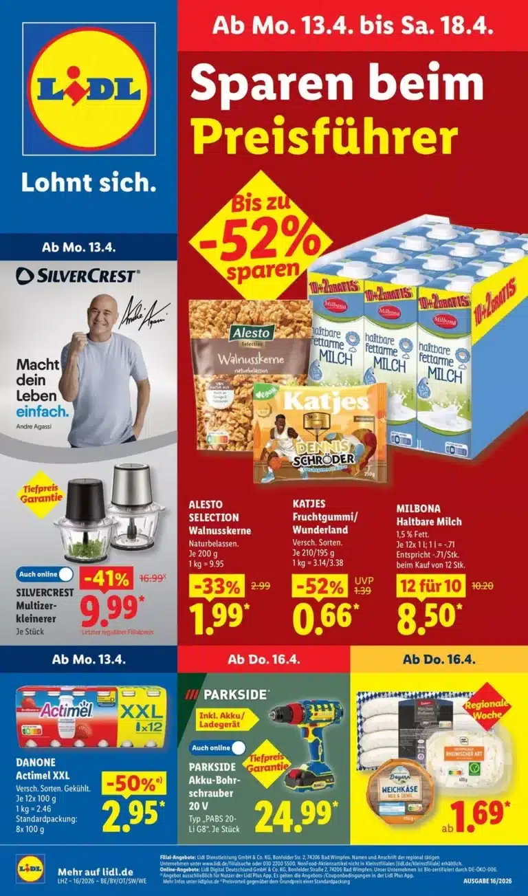 Lidl Prospekt 13.04.2026 — 18.04.2026