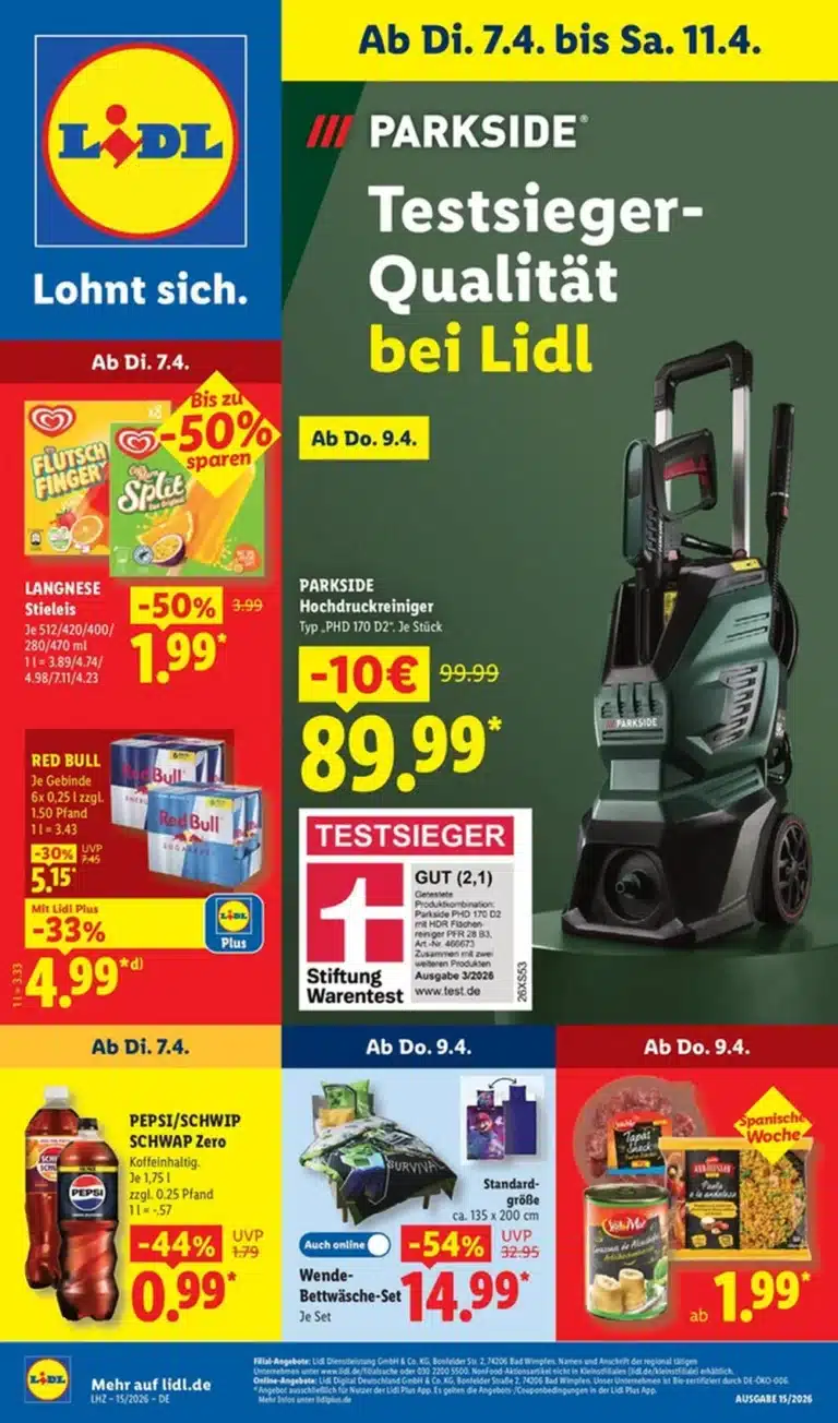 Lidl Prospekt Angebote 07.04.2026 — 11.04.2026