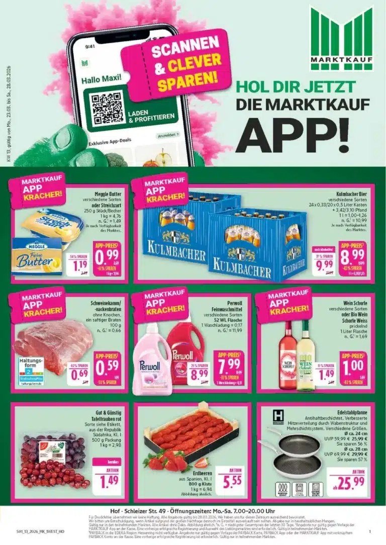 Marktkauf Prospekt 23.03.2026 – 28.03.2026