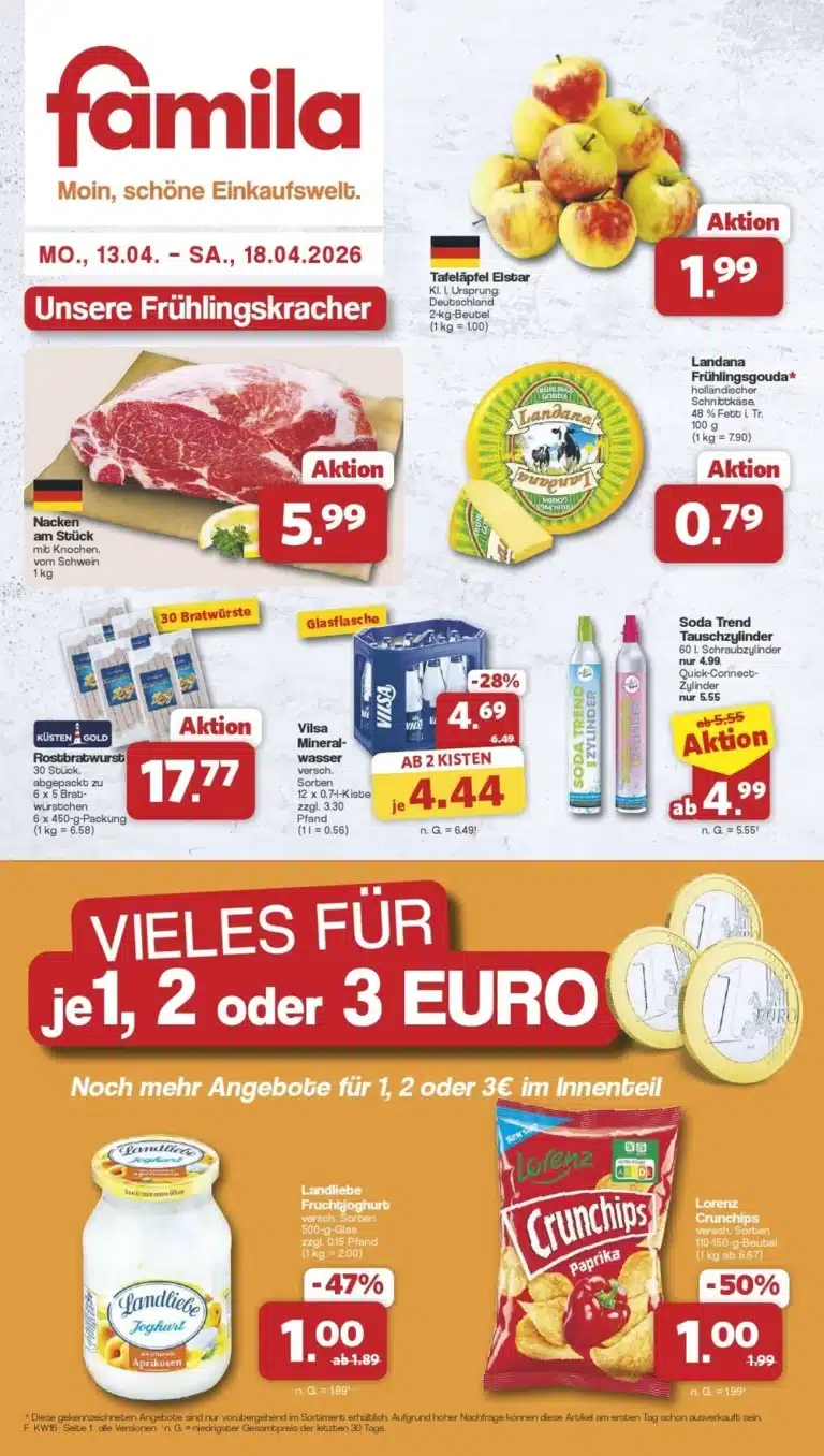 Famila Prospekt Angebote 13.04.2026 – 18.04.2026