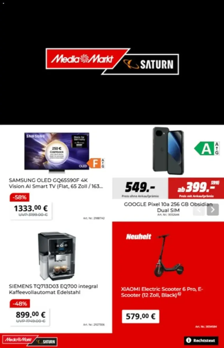 Media Markt Prospekt zum blättern 21.04.2026 aktuell