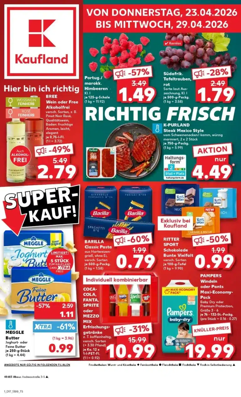 Kaufland Prospekt 23.04.2026 - 29.04.2026