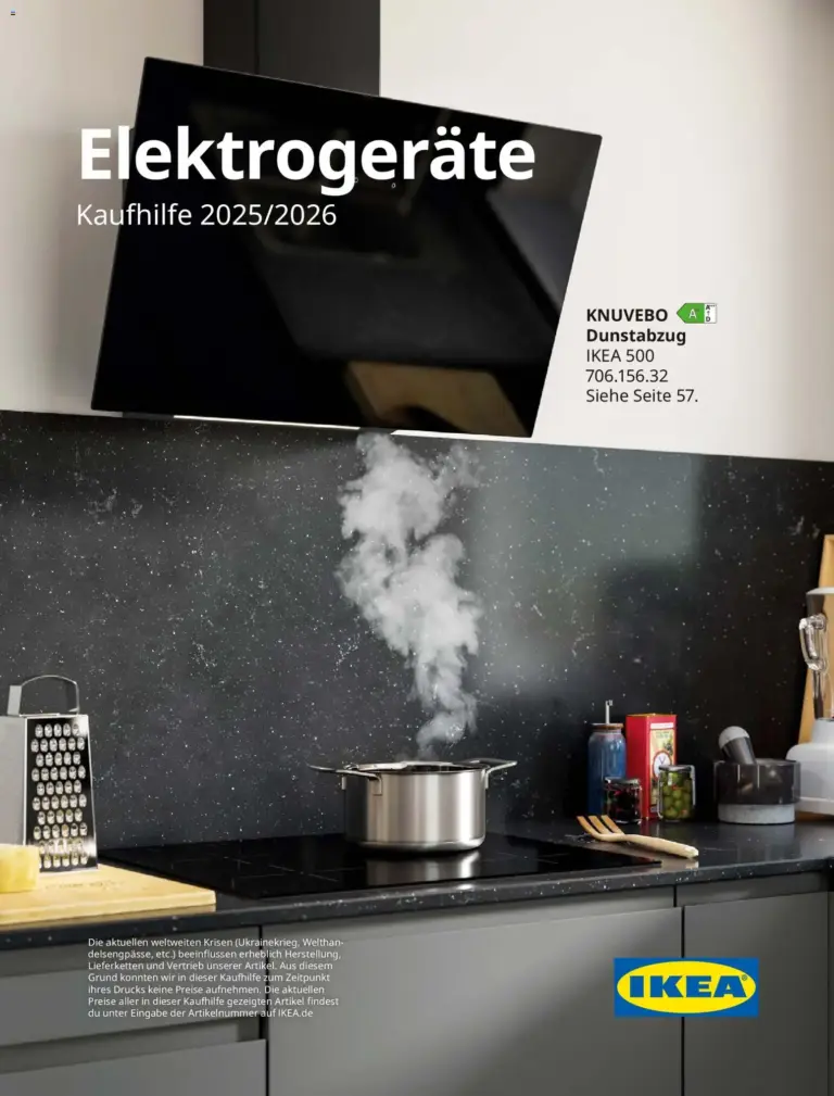 Ikea Elektrogeräte ab 10.04.2026