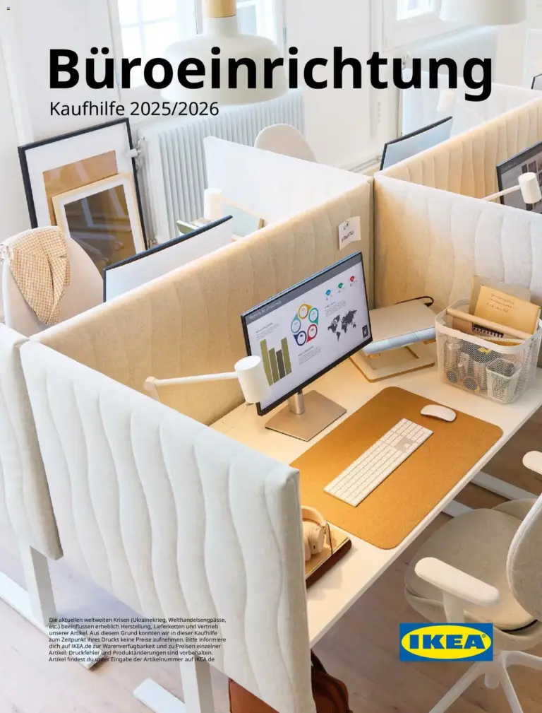 Ikea Büroeinrichtung ab 01.04.2026