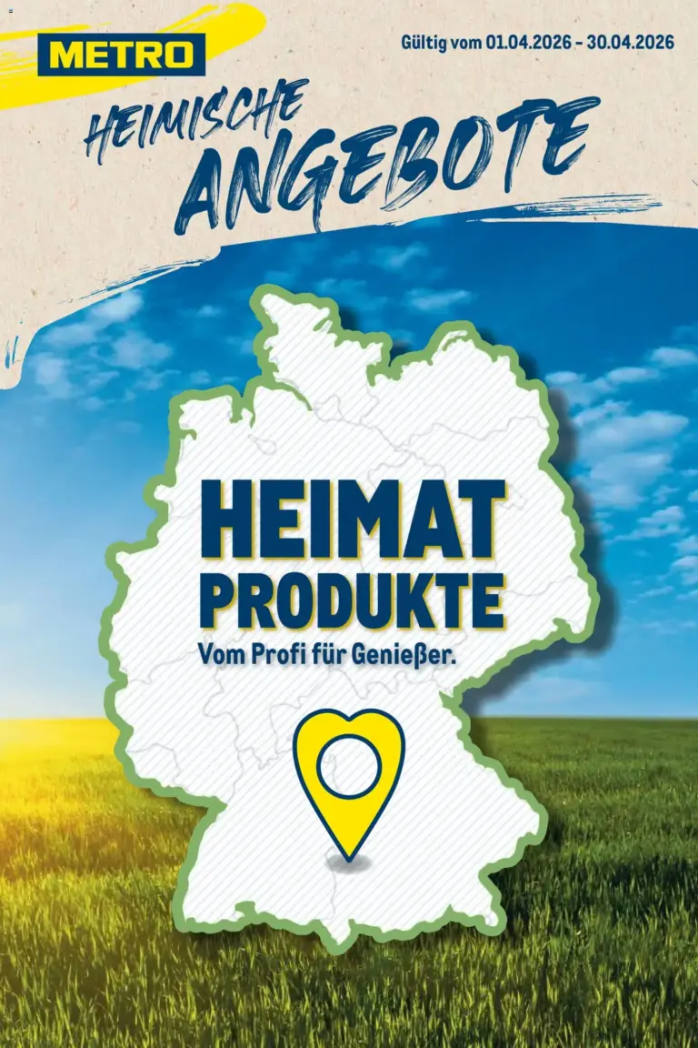 Metro Regionaler Flyer ab 01.04.2026