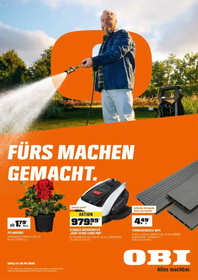 Obi Aktueller Prospekt ab 27.03.2026