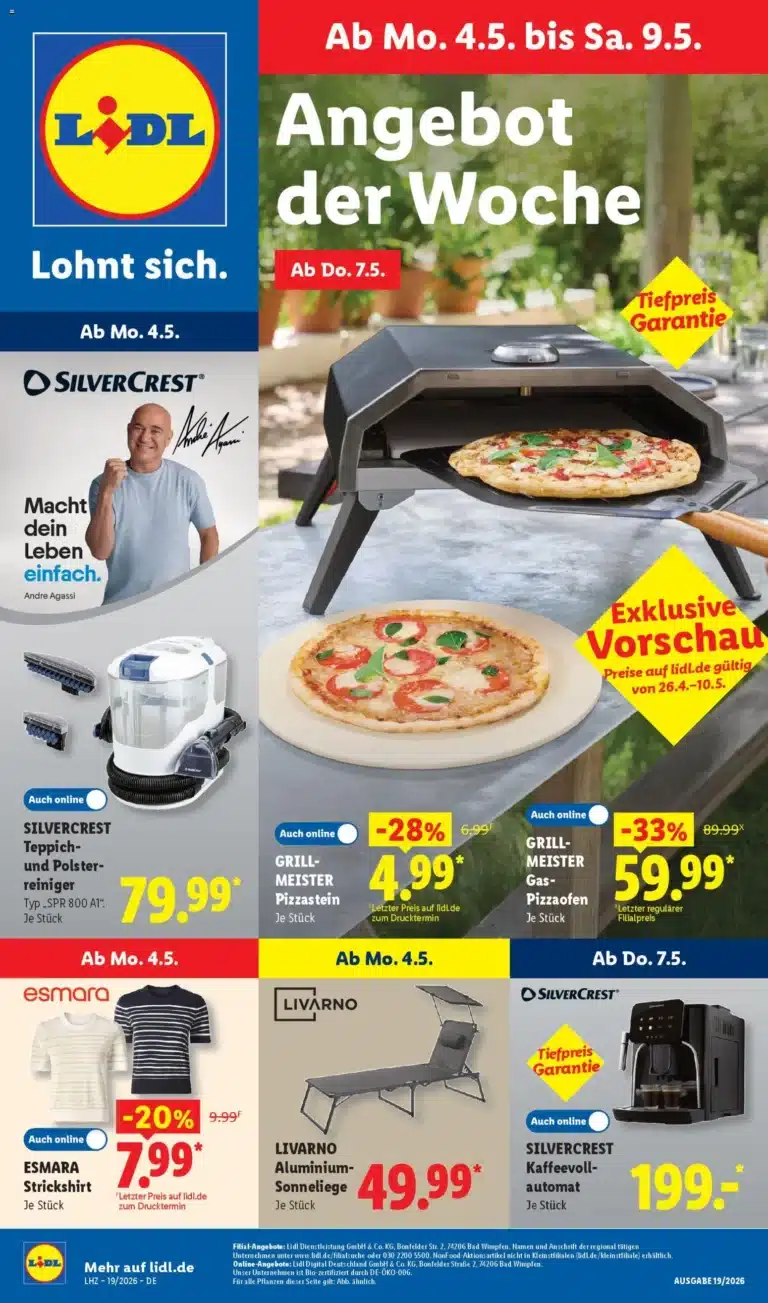 Lidl Prospekt Angebote 04.05.2026 — 09.05.2026