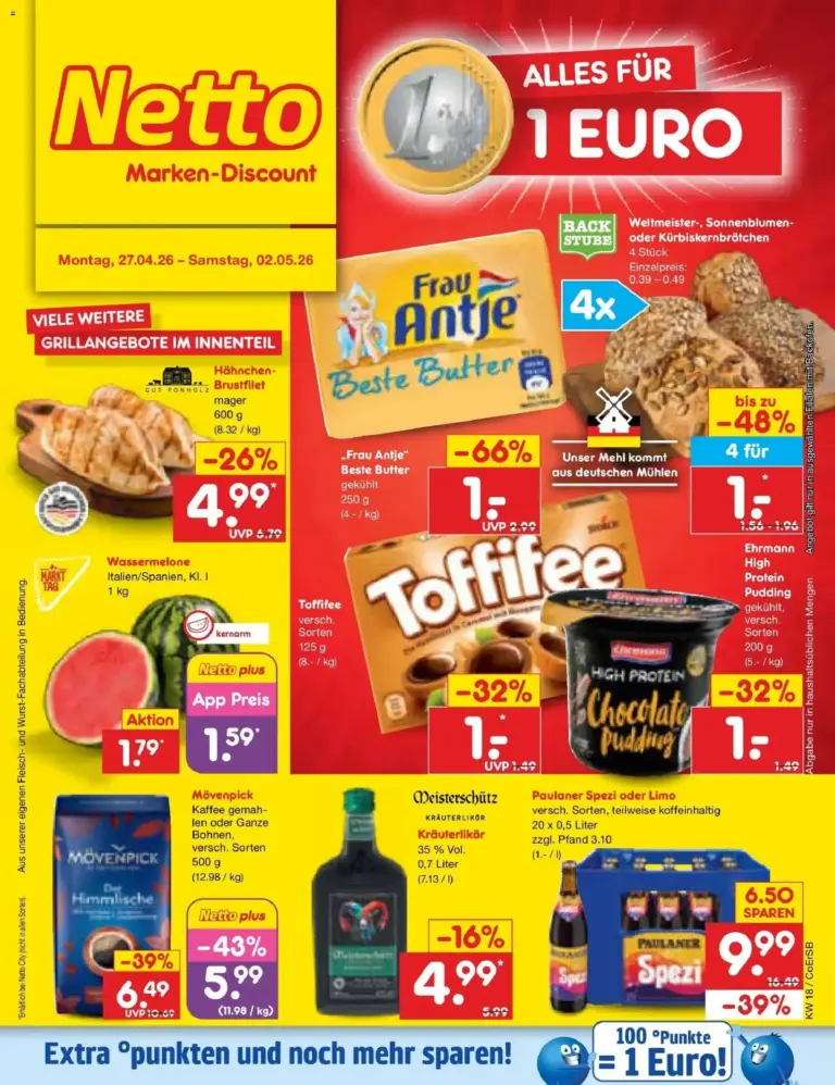 Netto Marken-Discount Prospekt Bitterfeld-Wolfen ab 27.04.2026