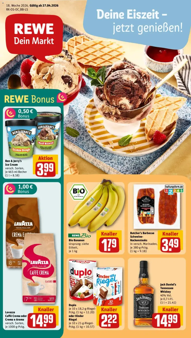 REWE Prospekt ab 27.04.2026