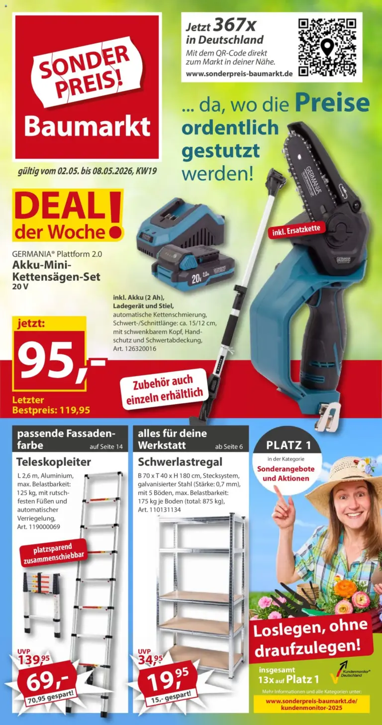 Sonderpreis Baumarkt Prospekt ab 02.05.2026