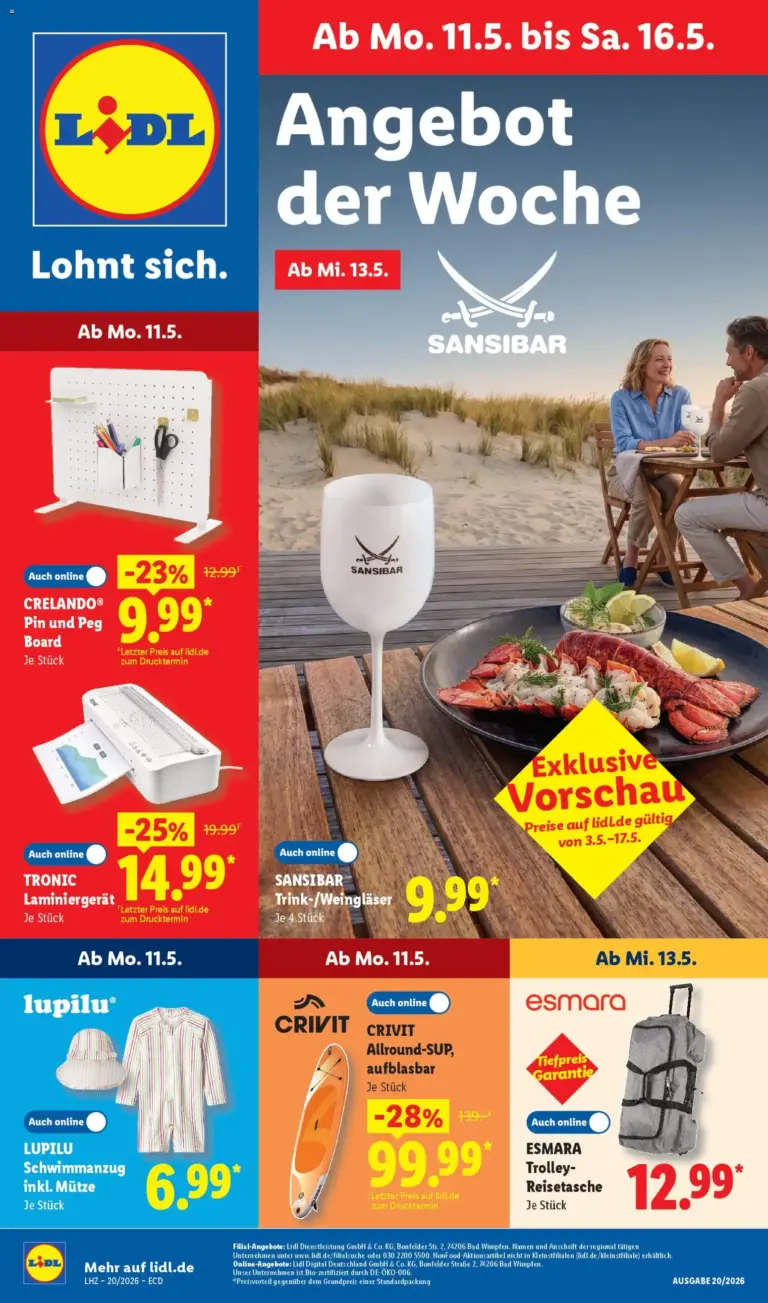 Lidl Prospekt ab 11.05.2026