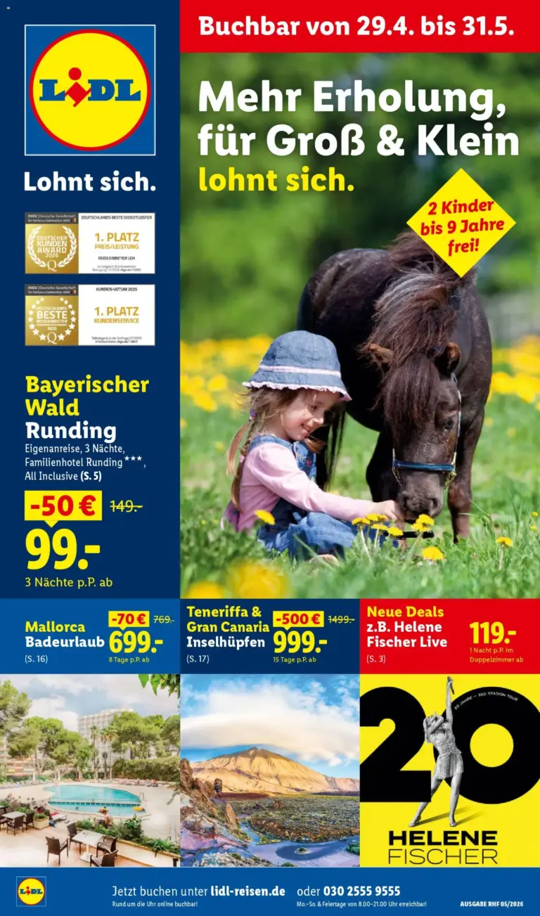 Lidl Reisen Prospekt ab 29.04.2026