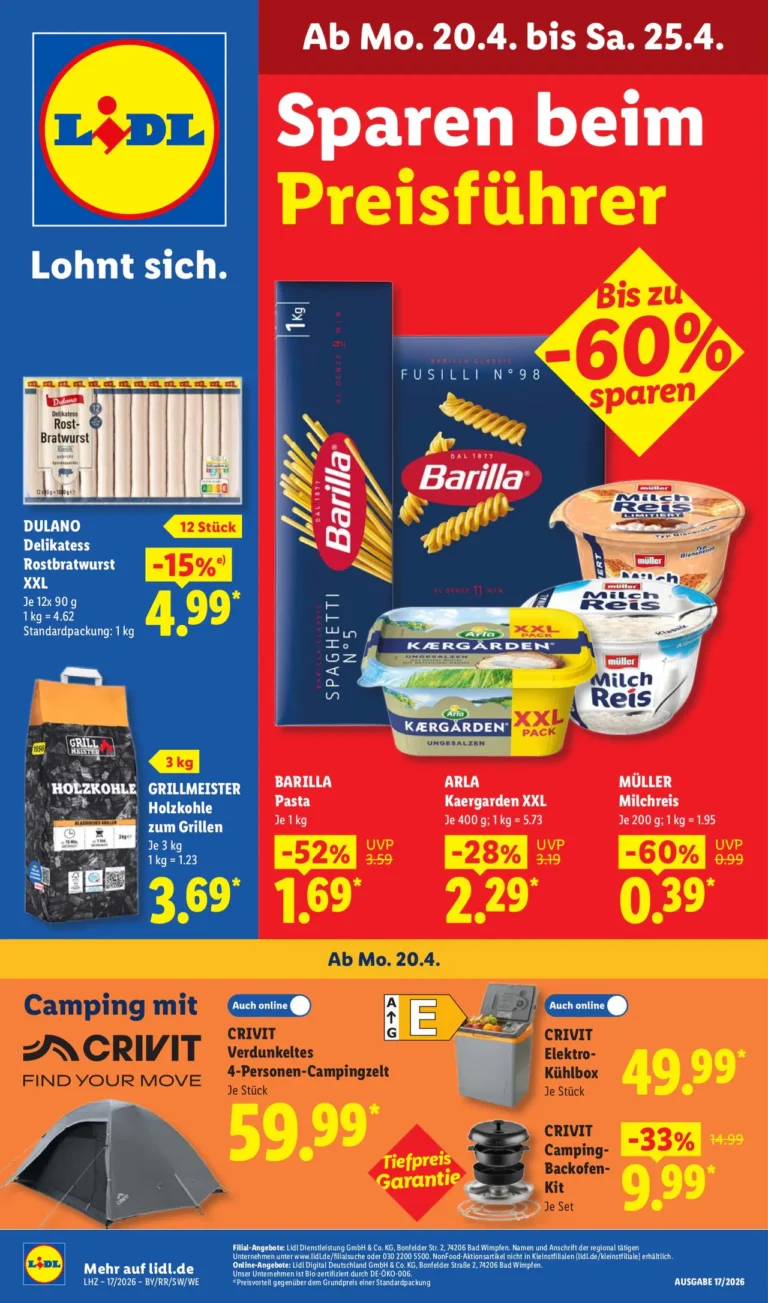 Lidl Prospekt 20.04.2026 — 25.04.2026