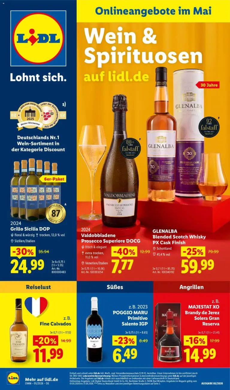 Lidl Prospekt ab 01.05.2026