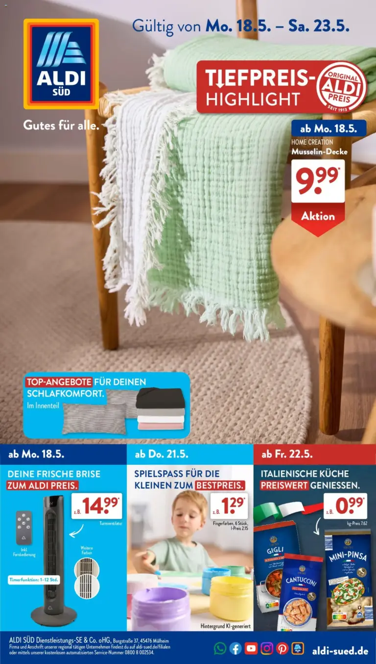 Aldi Süd Prospekt ab 18.05.2026