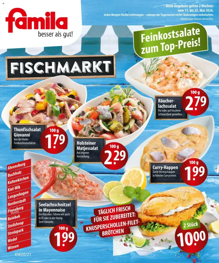 Famila Fischmarkt ab 11.05.2026