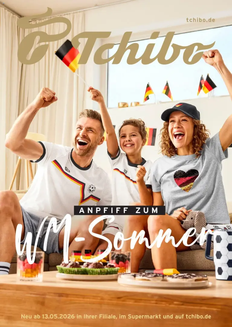 Prospekt Tchibo Anpfiff WM-Sommer ab 13.05.2026