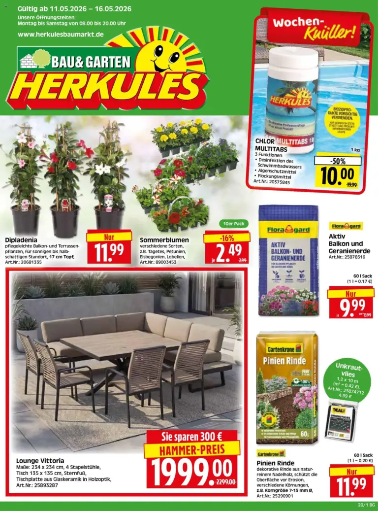 Wunderschne Herkules Baumarkt Onlineshop Bild