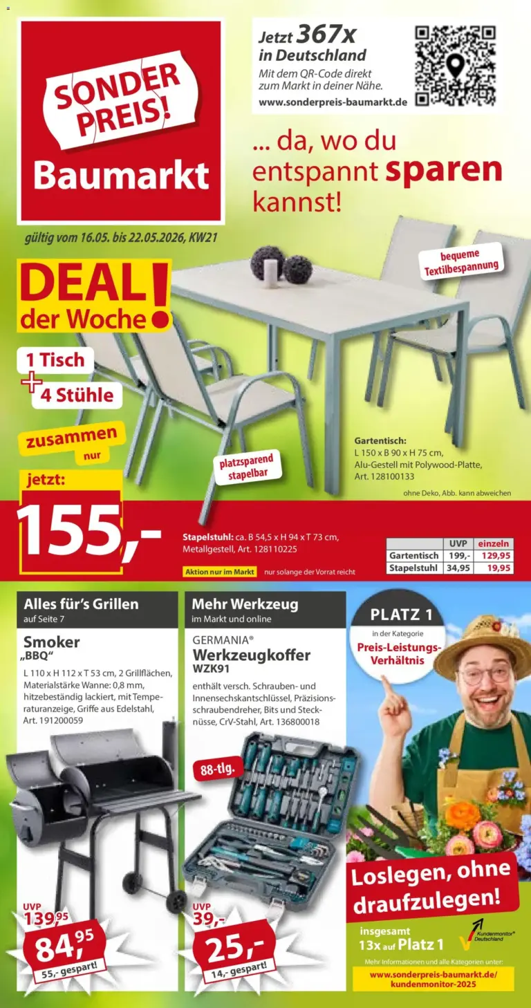 Sonderpreis Baumarkt Prospekt ab 16.05.2026