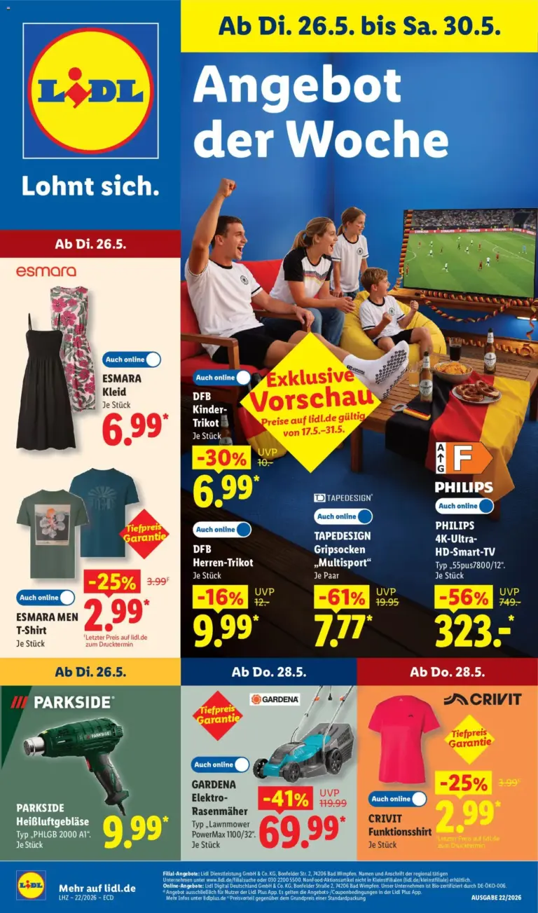 Lidl Prospekt ab 26.05.2026