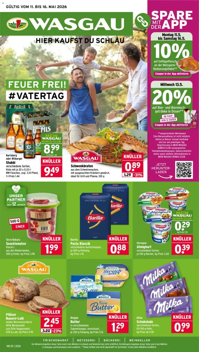 Wasgau Prospekt ab 11.05.2026