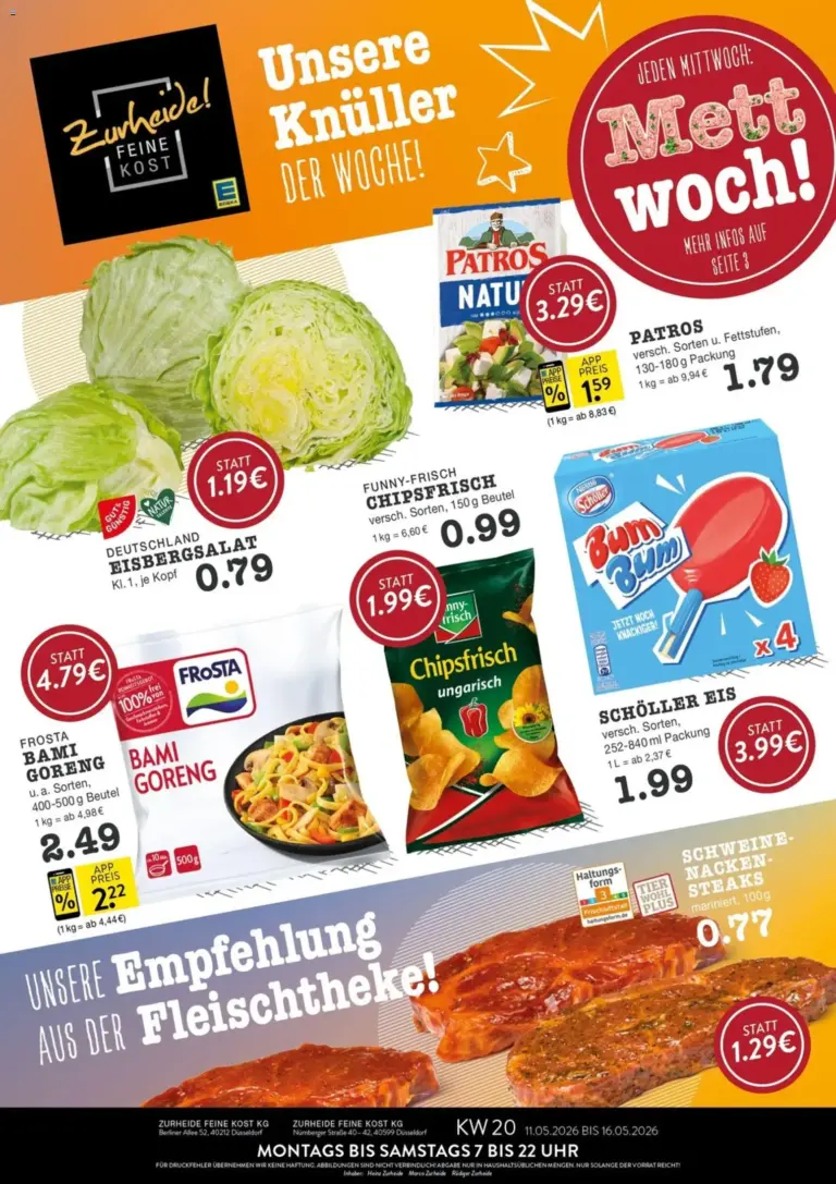 Edeka Zurheide Prospekt ab 11.05.2026