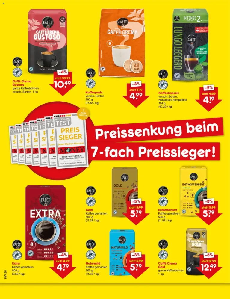 Netto Marken-Discount Preissenkung auf Dauer ab 12.05.2026