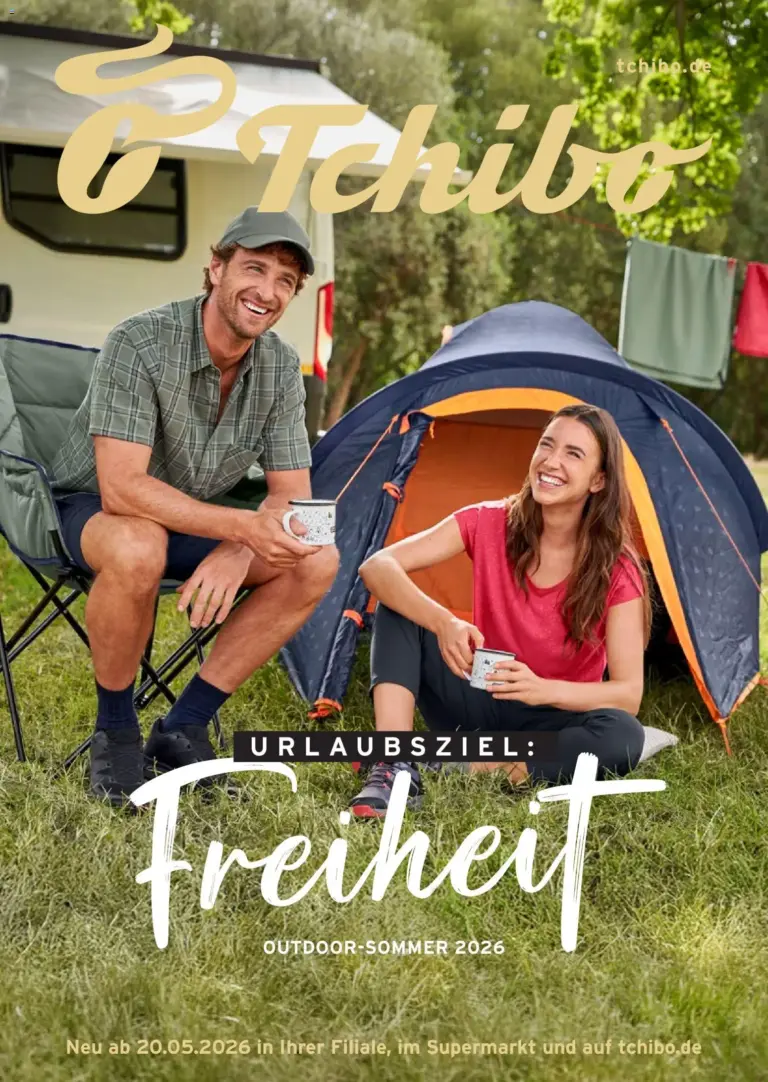 Prospekt Tchibo Urlaubsziel: Freiheit ab 20.05.2026