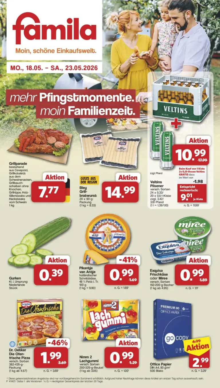 Famila Nordwest Prospekt ab 18.05.2026