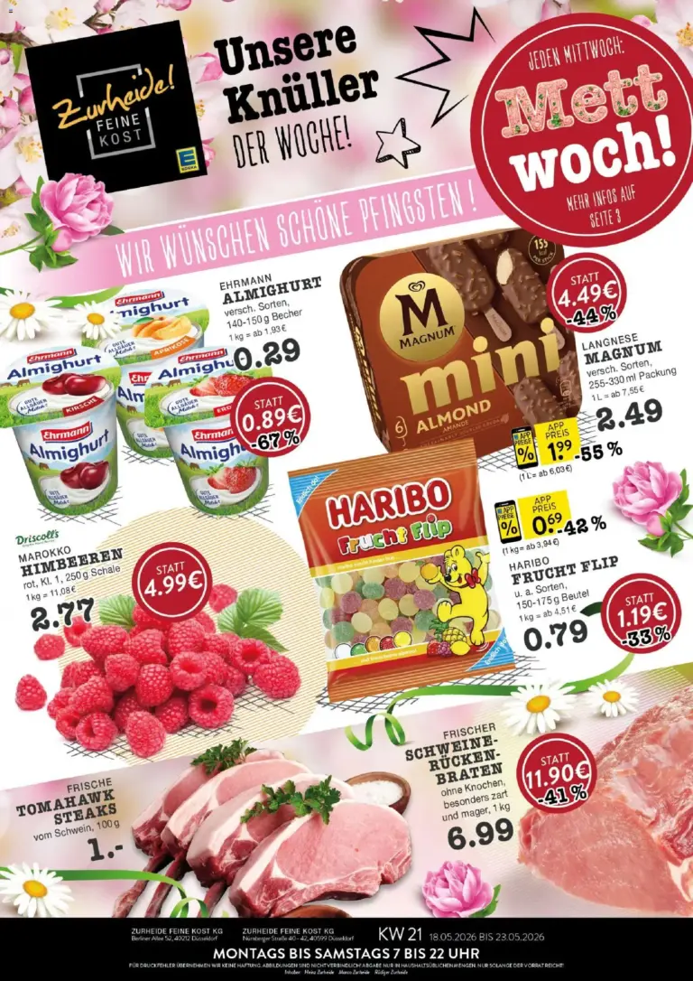 Edeka Zurheide Prospekt ab 18.05.2026