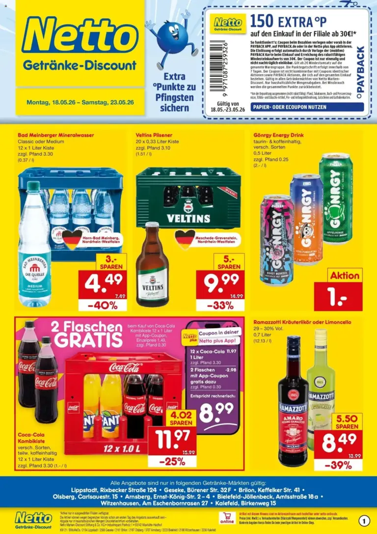 Netto Marken-Discount Prospekt Bielefeld-Jöllenbeck ab 17.05.2026