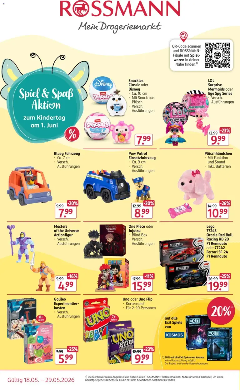Rossmann Spiel & Spaß ab 18.05.2026