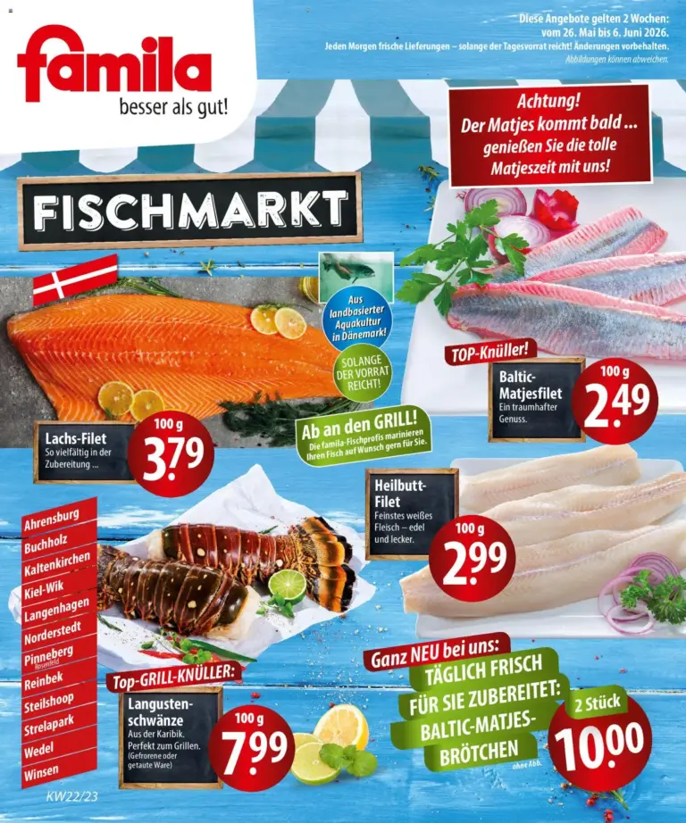 Famila Fischmarkt ab 26.05.2026