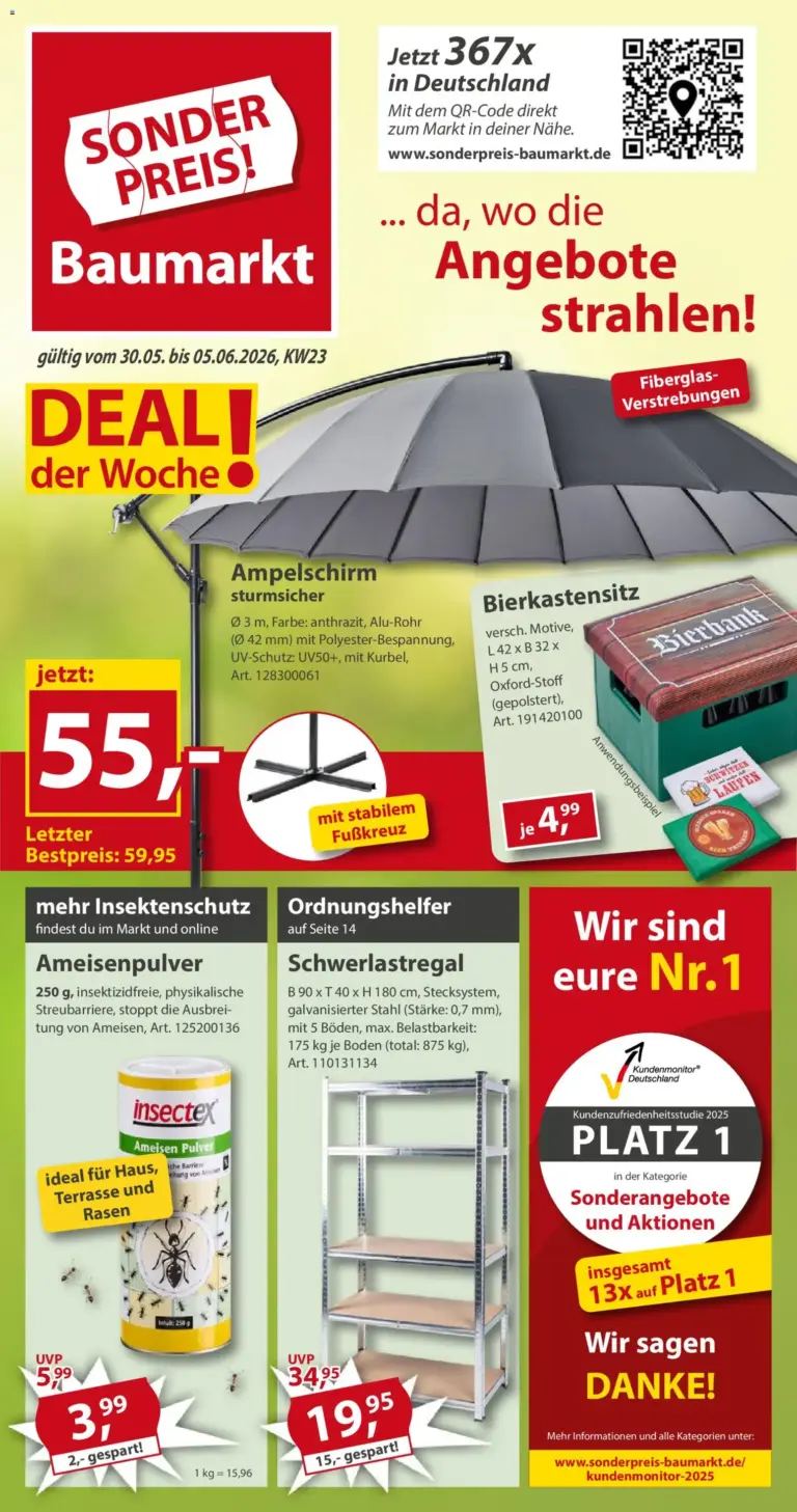 Sonderpreis Baumarkt Prospekt ab 30.05.2026