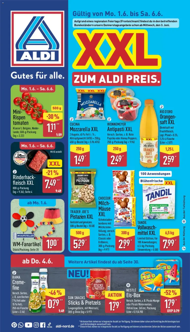 Aldi Prospekt ab 01.06.2026