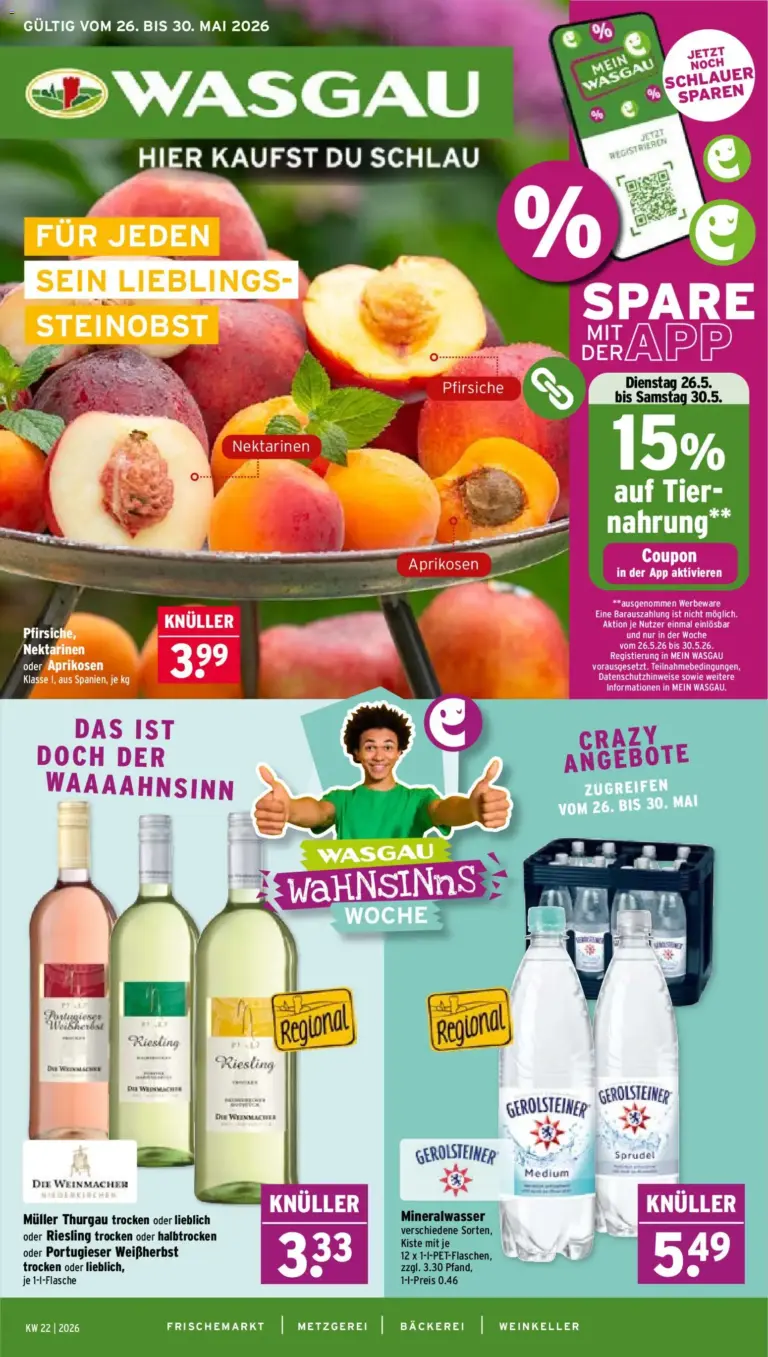 Wasgau Prospekt ab 26.05.2026