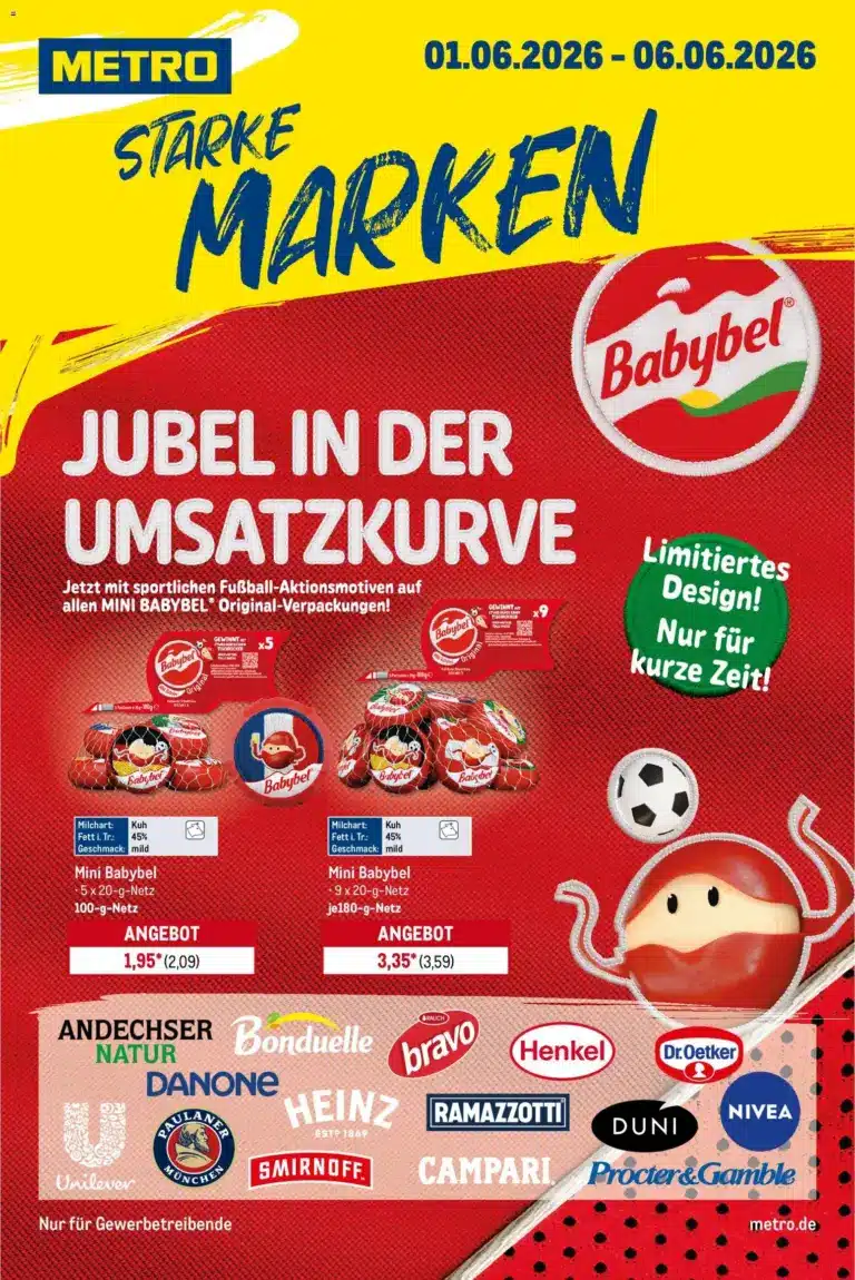 Metro Starke Marken ab 01.06.2026
