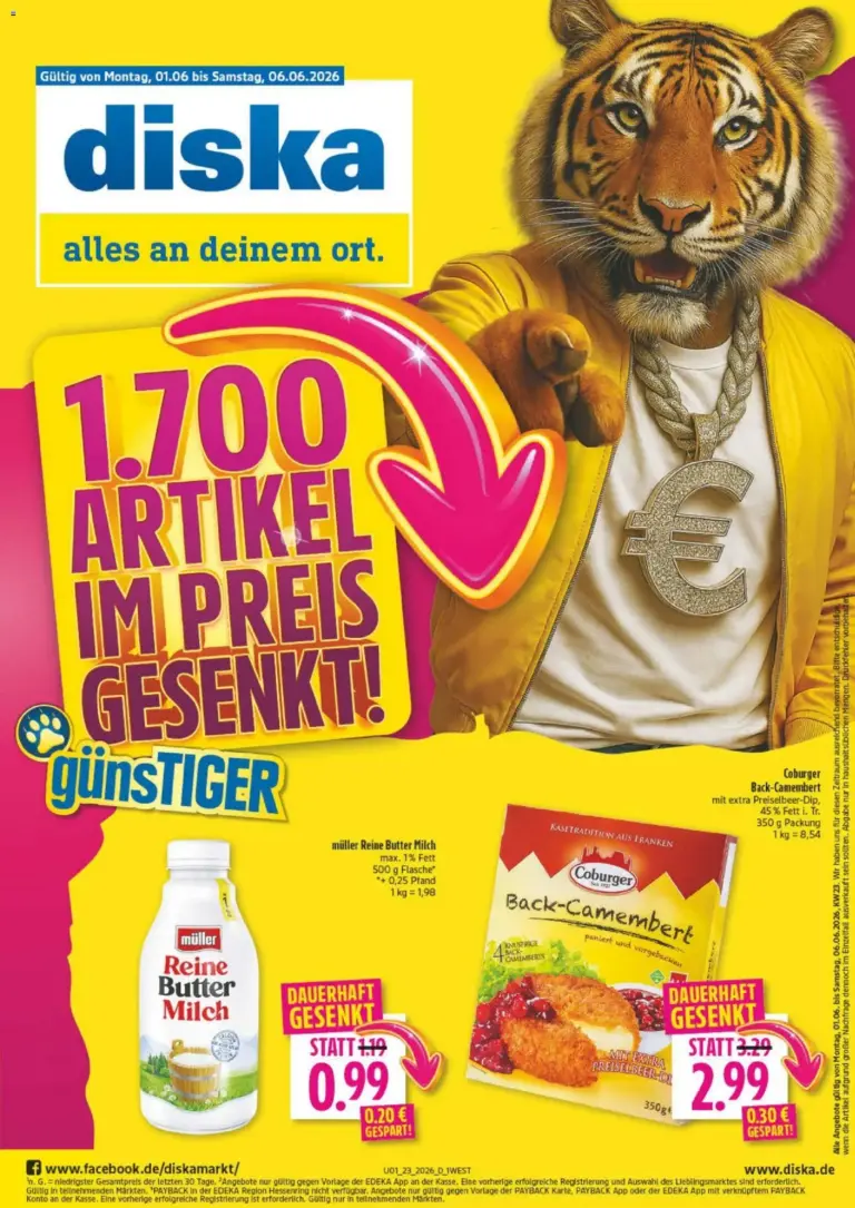 Diska - Diska Bayern KW23 ab 01.06.2026