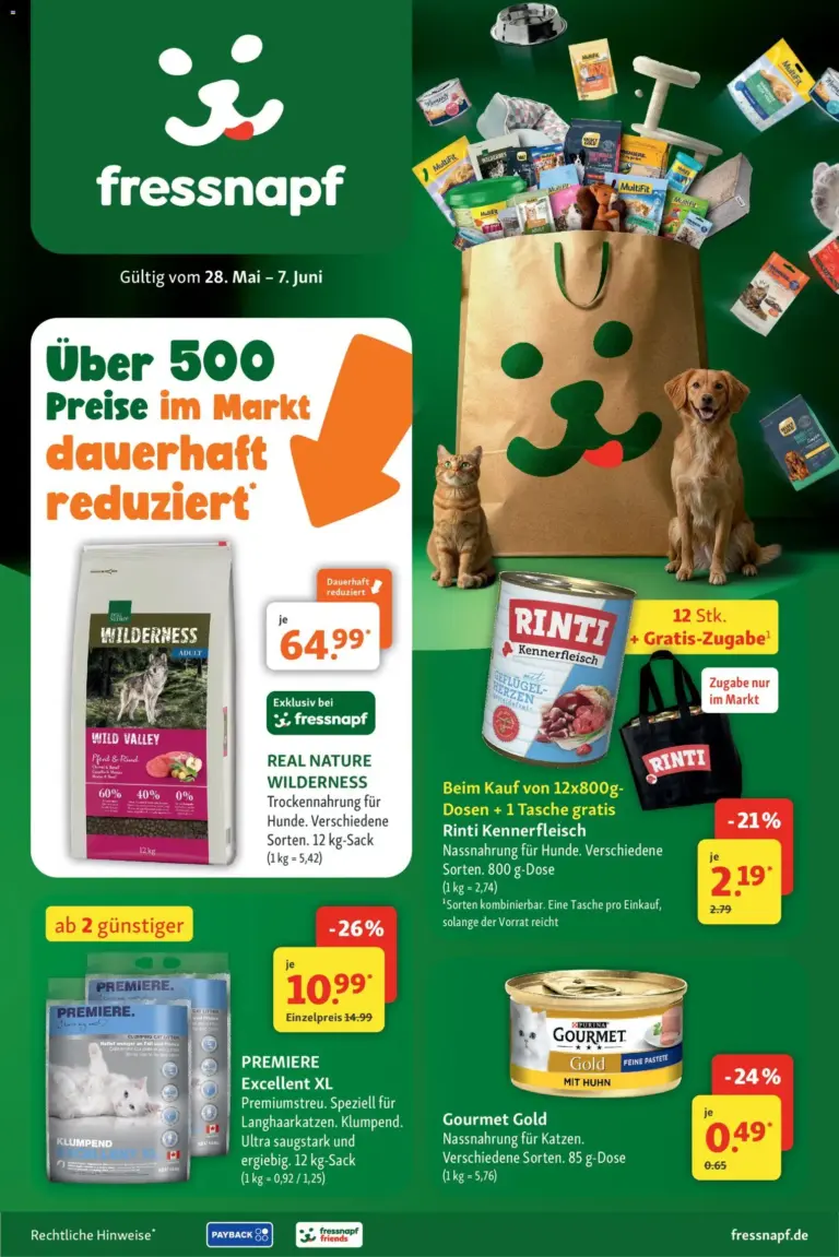 Fressnapf Prospekt ab 28.05.2026