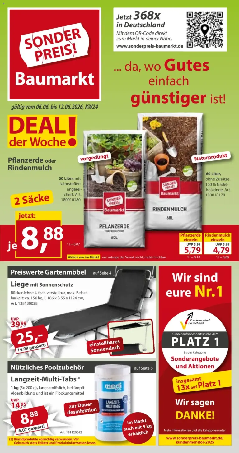 Sonderpreis Baumarkt Prospekt ab 06.06.2026