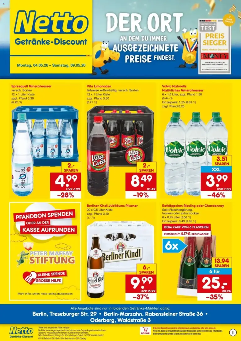 Netto Marken-Discount Prospekt Berlin ab 04.05.2026