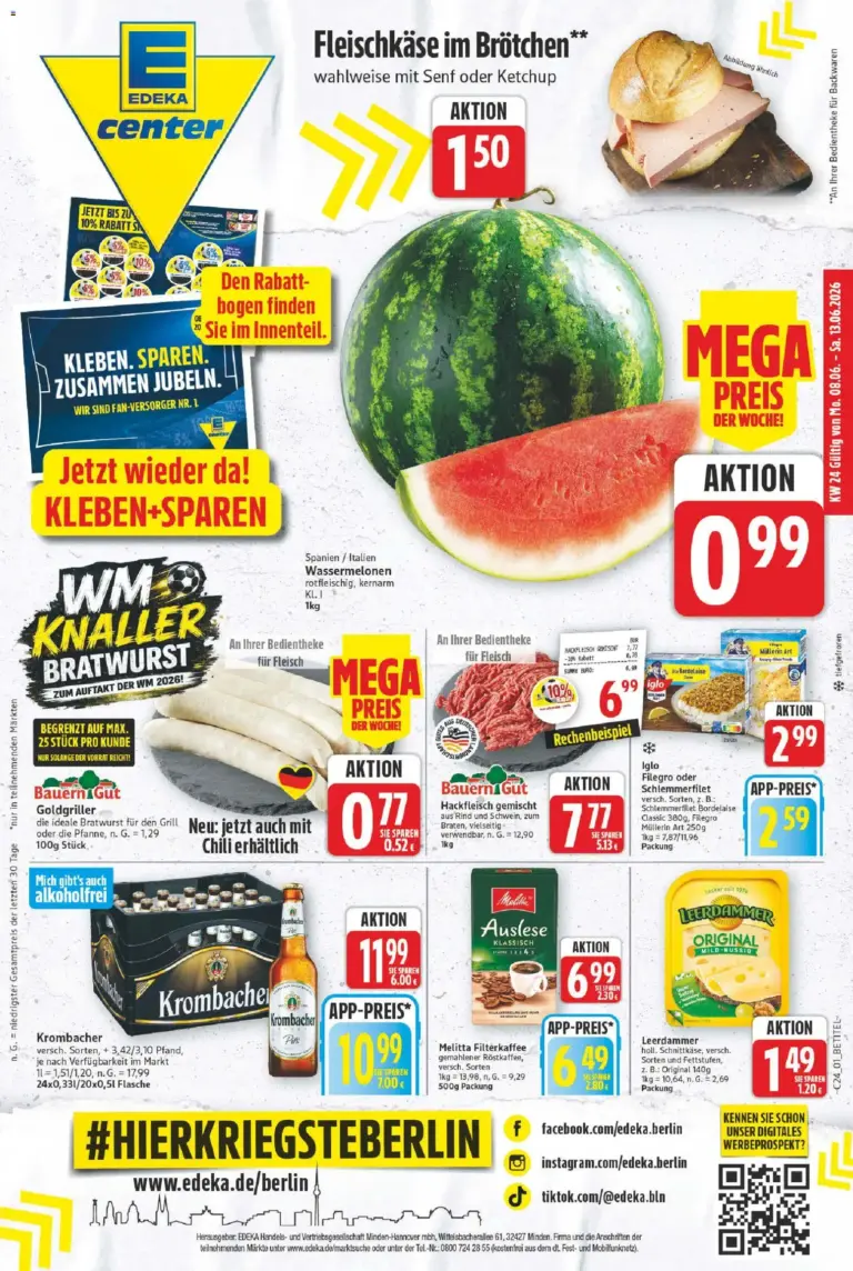 E center Prospekt ab 08.06.2026