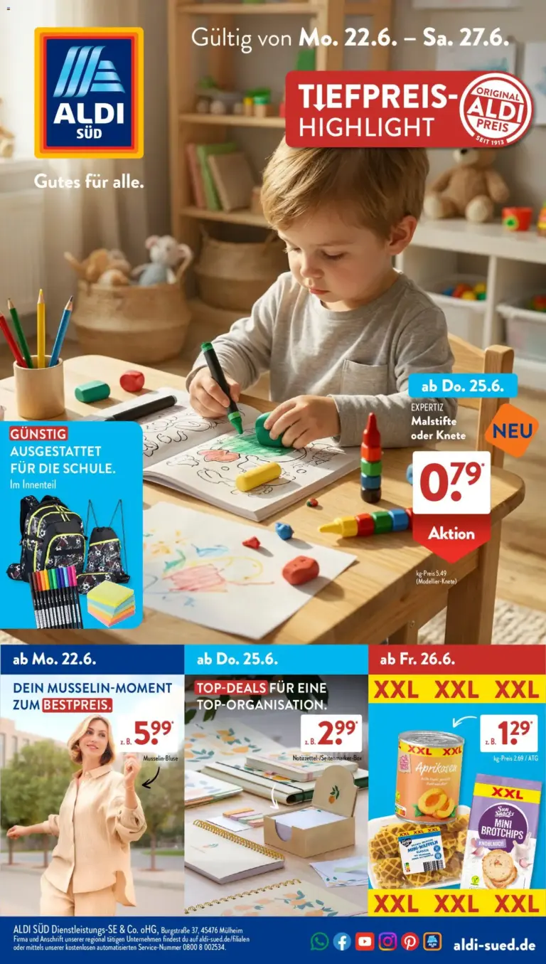 Aldi Süd Prospekt ab 22.06.2026