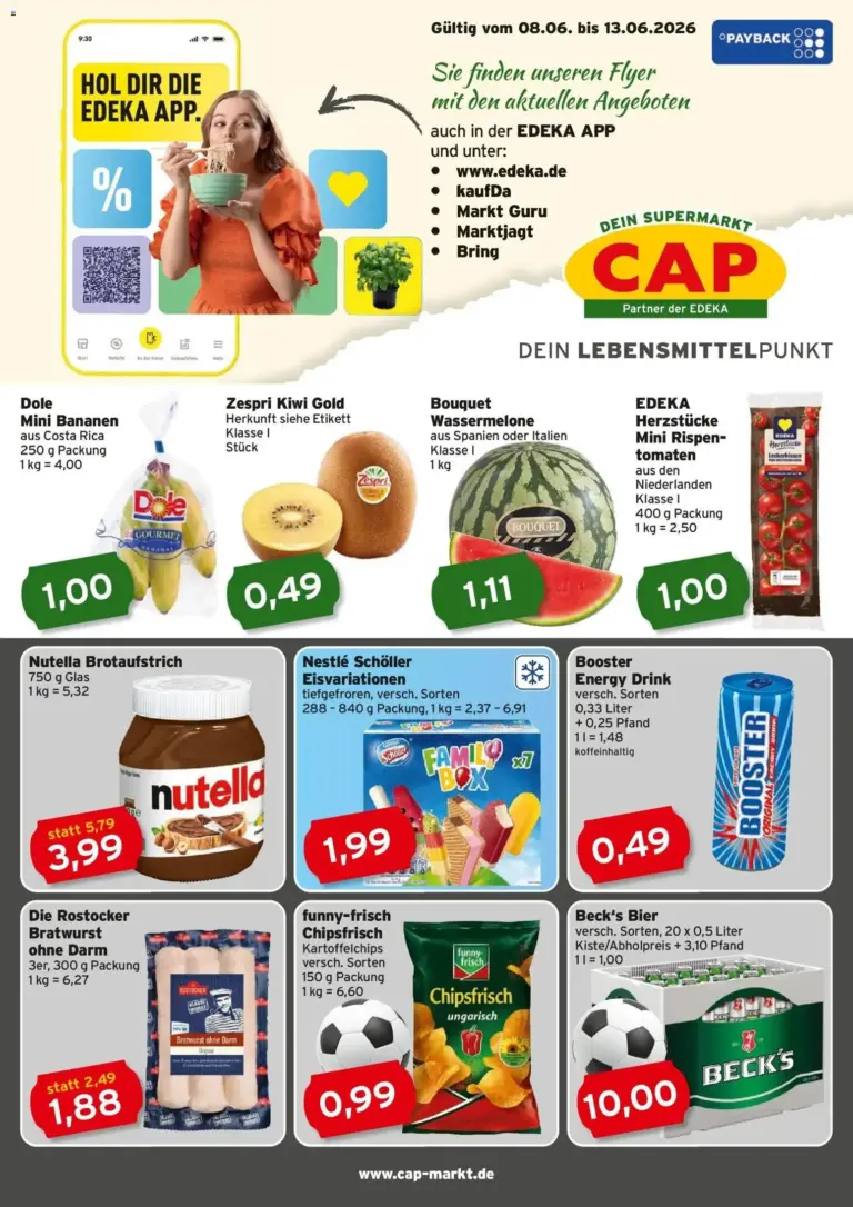 CAP Markt Prospekt Rostock ab 08.06.2026
