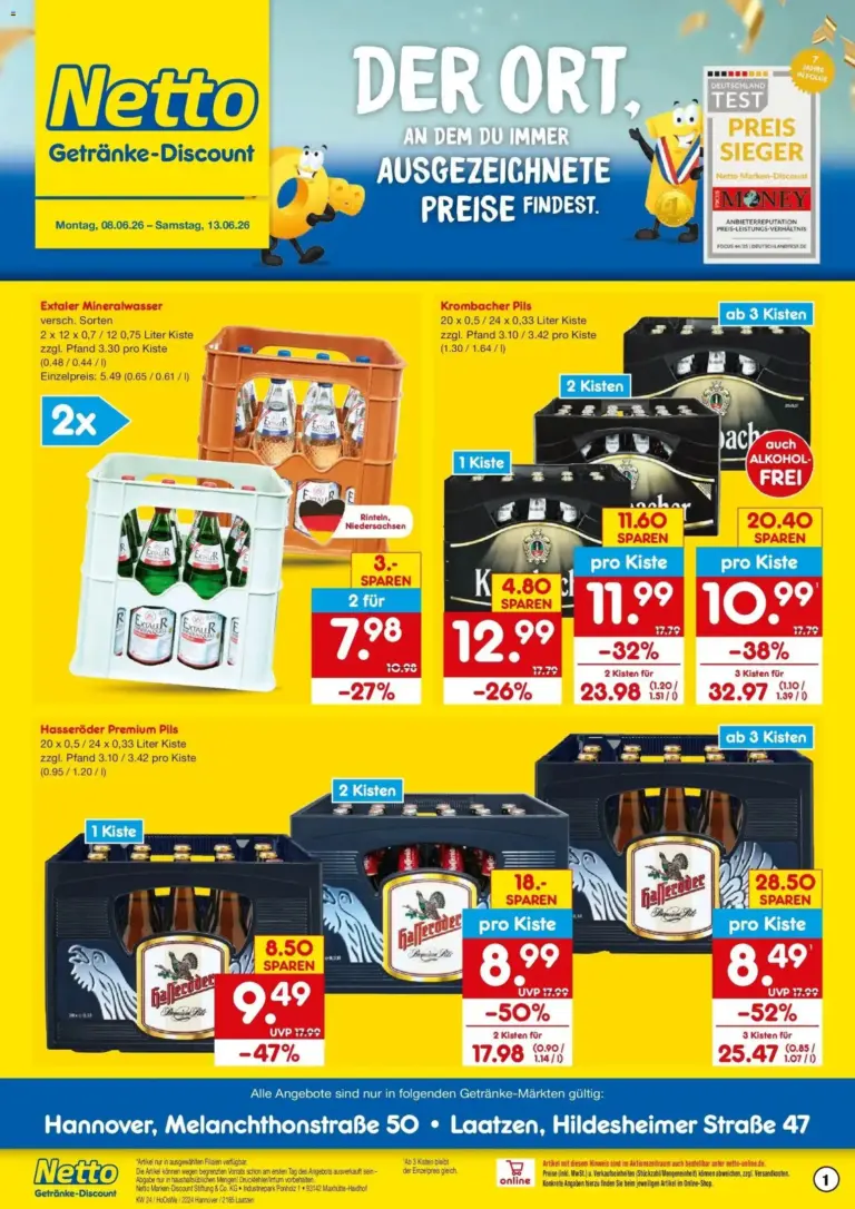 Netto Marken-Discount Prospekt Laatzen ab 08.06.2026