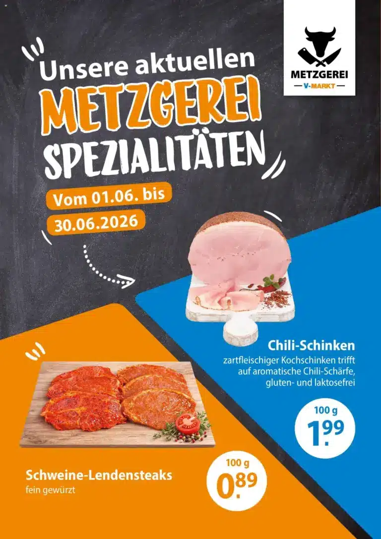 V-Markt Metzgereiangebote Juni ab 01.06.2026