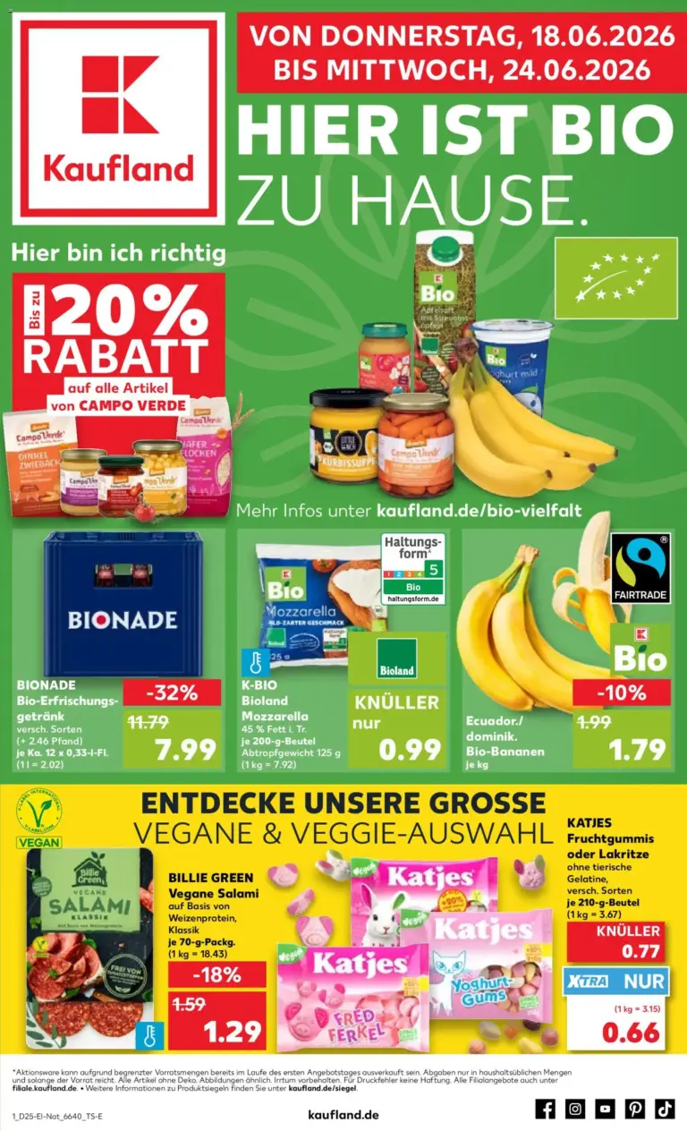 Prospekt Kaufland ab 18.06.2026