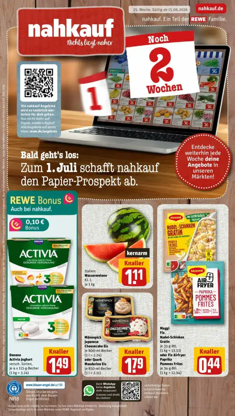 Nahkauf Prospekt ab 15.06.2026